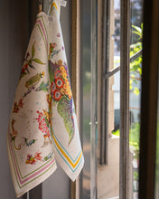 Pesciflora Turquoise Kitchen Towel