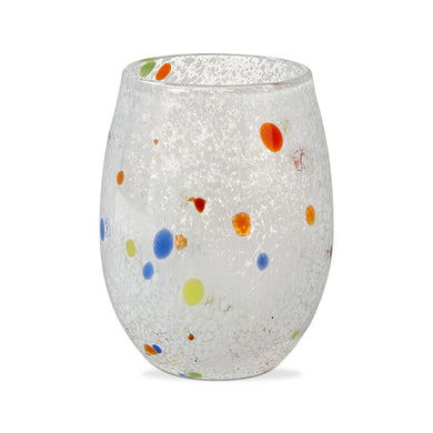 Confetti Stemless Wine-White Multi
