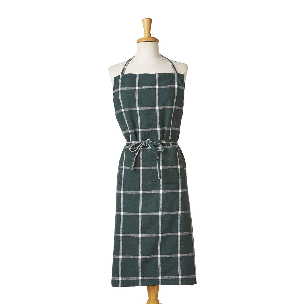 Gray Check Apron
