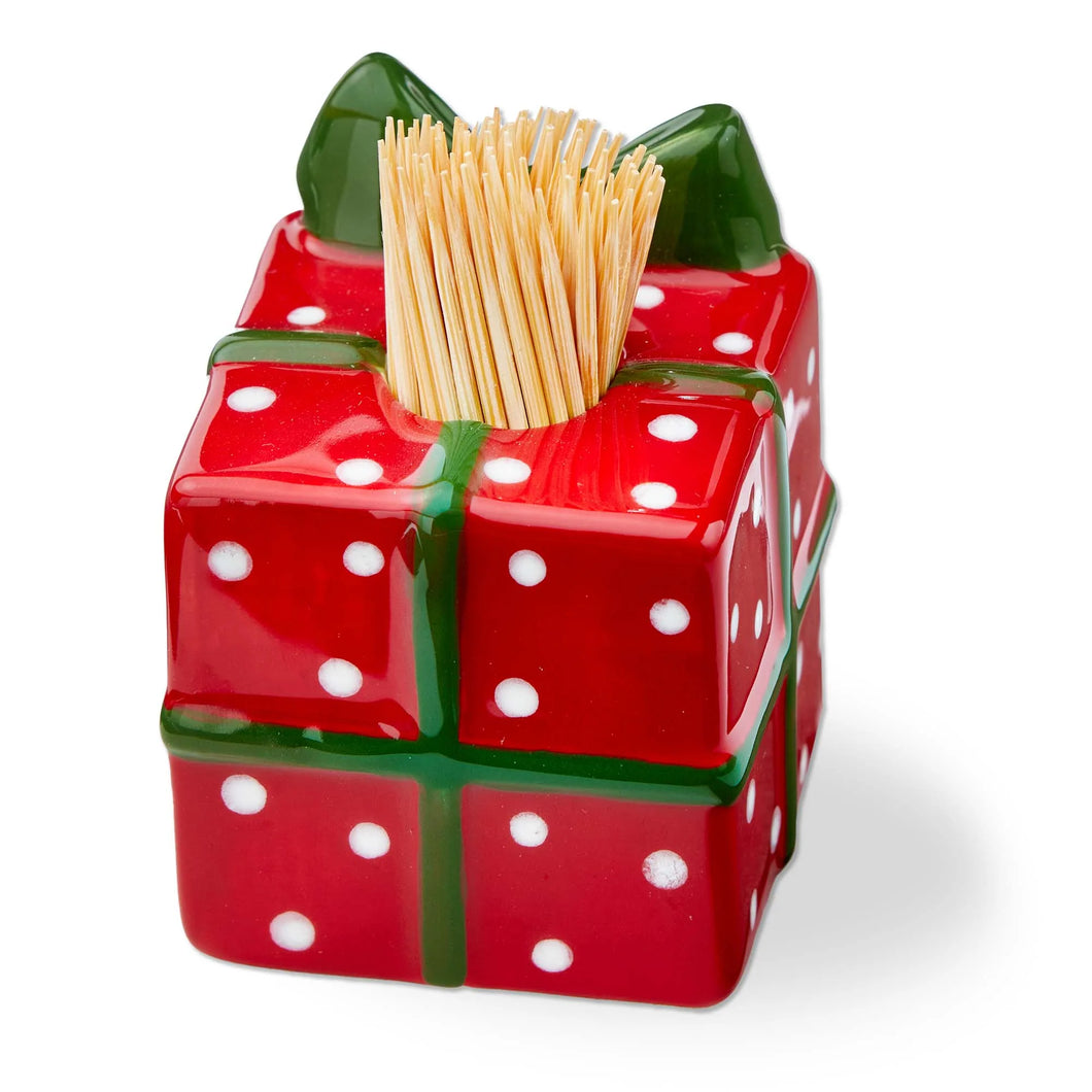 Present Toothpick Holder Set