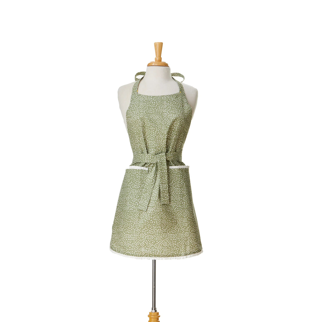 Geometric Print Apron