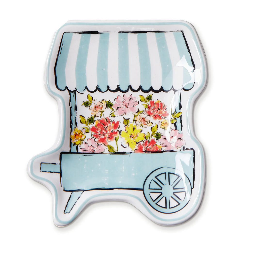 Flower Cart Trinket Tray