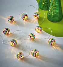 Multicolor Disco Ball String Lights