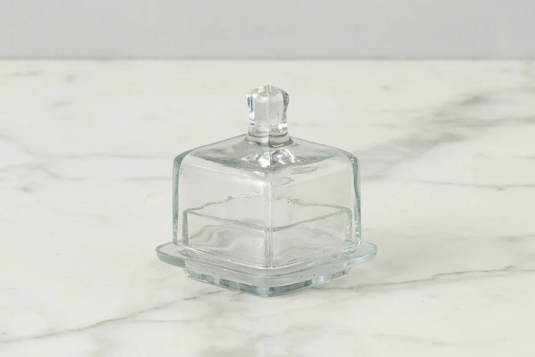 Bistro Glass Jam Jar, Square