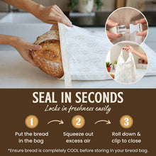 Reusable Beeswax Bread Bags