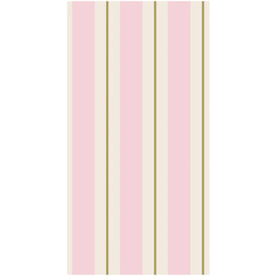 Pink And Gold Awning Stripe Napkin