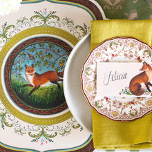 Fanciful Fox China Placemats