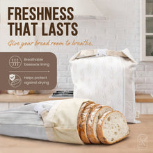 Reusable Beeswax Bread Bags