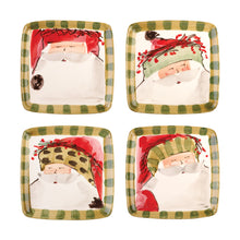 Old St. Nick Assorted Square Salad Plates