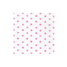 Papersoft Napkins Dot Pink Cocktail Napkins