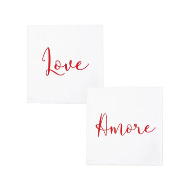 Papersoft Love/Amore Cocktail Napkins