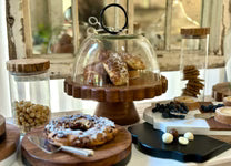 Scalloped Pedestal Cake Stand