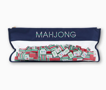Navy Bamboo Mahjong Bag