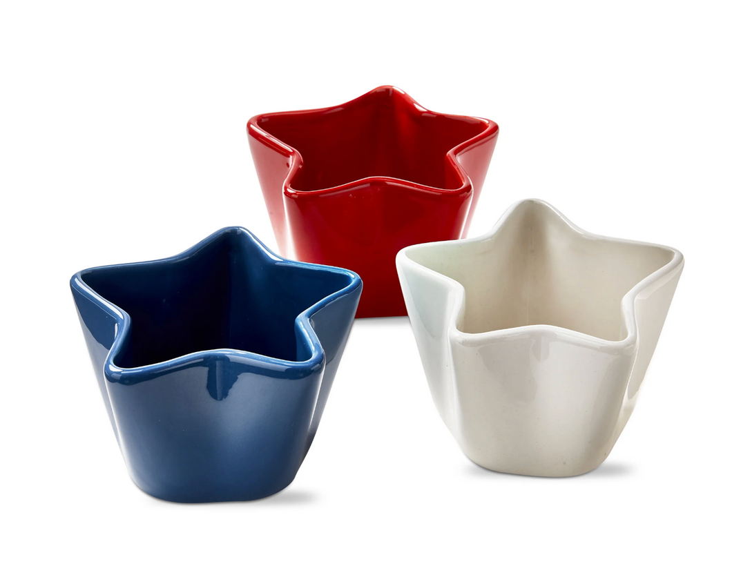 Star Bowl-Red, White or Blue