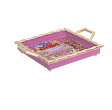 Tigers Enameled Chang Mai Tray