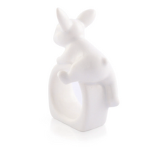 Porcelain Climbing Bunny Napkin Rings