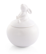 Porcelain Sitting Bunny Sugar Bowl