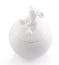 Porcelain Sitting Bunny Sugar Bowl