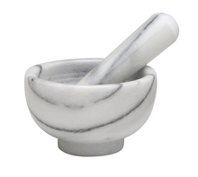 Marble Mortar and Pestle, 4in