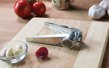 No-Peel, Self Cleaning Garlic Press