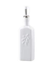 Oil Bottle, Square, Porcelain, 16oz