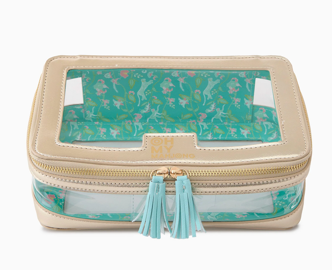 Gold Mahjong Tiles Storage Bag