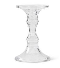 Short Glass Candleholders
