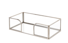 Silver Edge Glass Guest Caddy