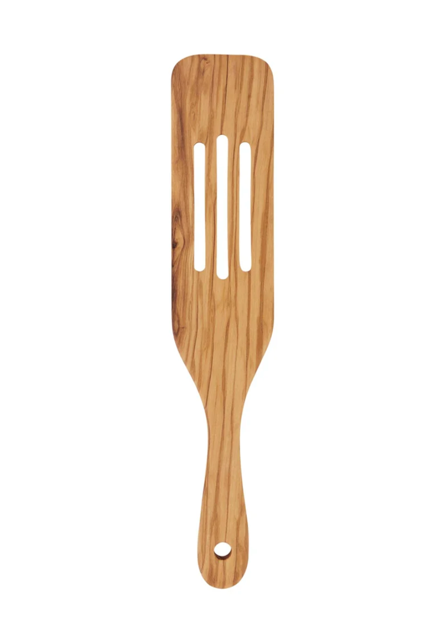 Olive Wood Slotted Spurtle