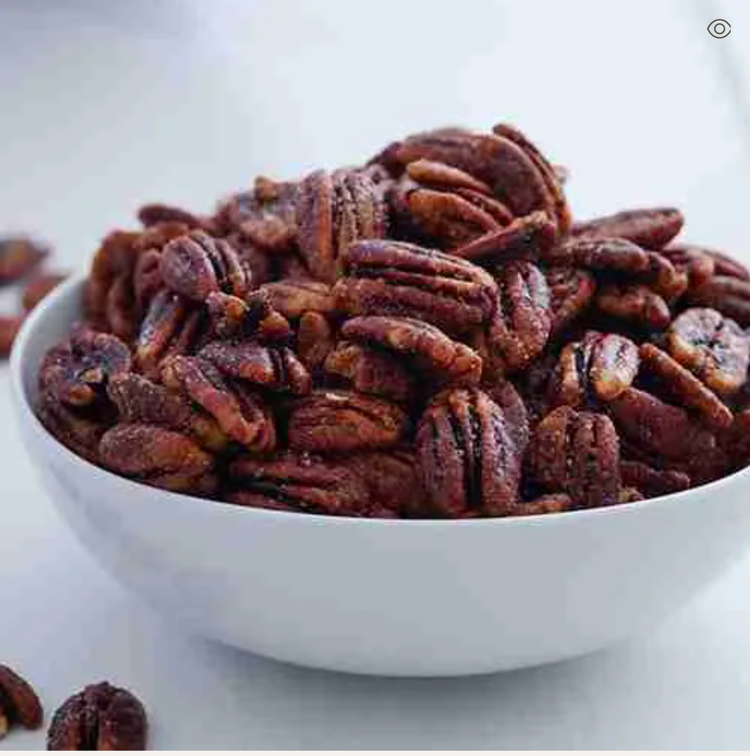 Sweet and Spicy Glazed Pecans