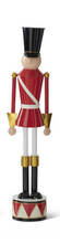 Red. Black & White Metal Soilder