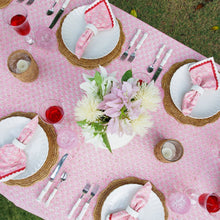 Pom Buti Pink Tablecloth 60x120