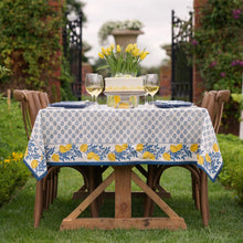 Lemon Vine Tablecloth-90 Round