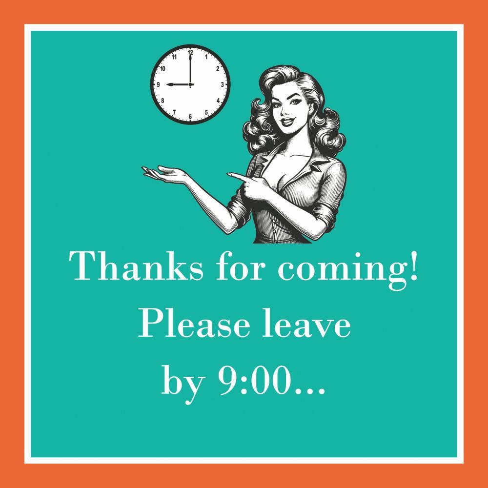 BEV- LEAVE BY 9:00