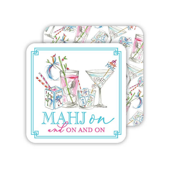 Mahjo Tiles Mahj on and on and on Coaster - Thumbnail 2