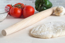 French Rolling Pin with Tapered Ends, Wood, 20"