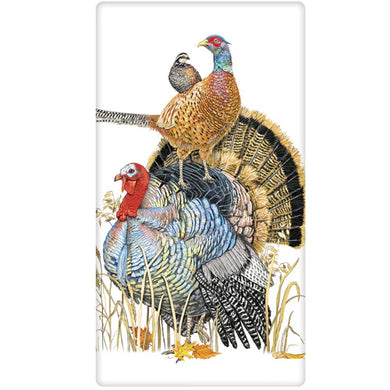 Stacked Turkey Bird Towel