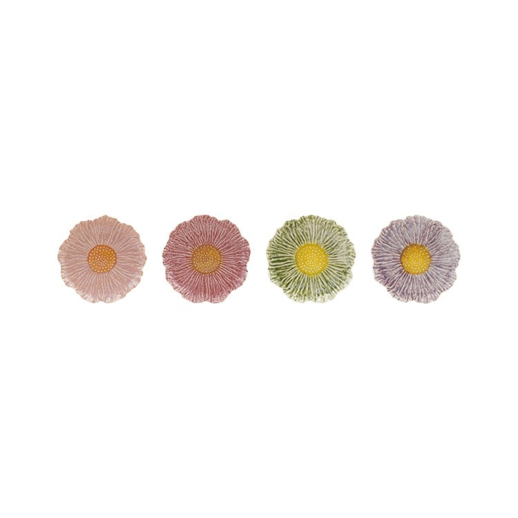 Stoneware Flower Shaped Plate