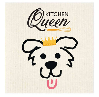 Kitchen Queen Pup Swedish Dishcloth