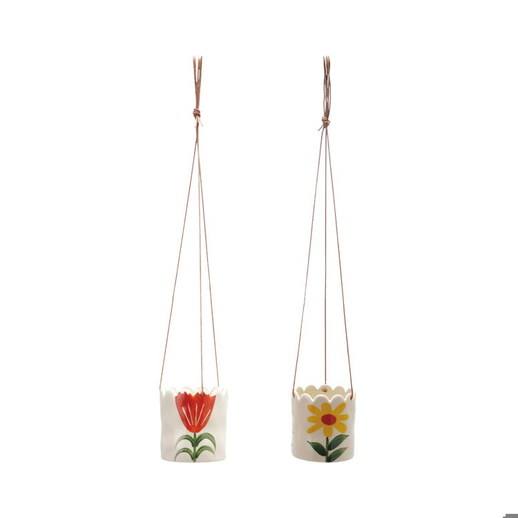 Hand Painted Hanging Planter