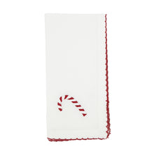 Whip Stitch Candy Cane Napkin