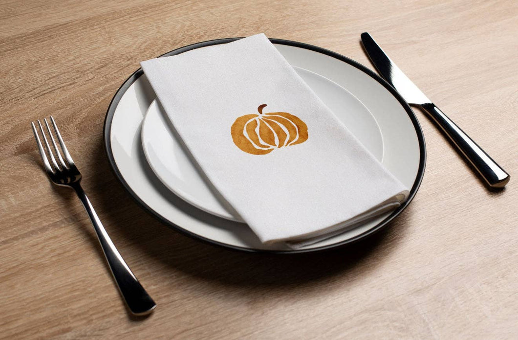 Solo Pumpkin - Printed Guest Towel Fall  - Thanksgiving