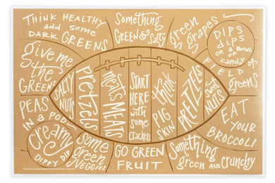 Charcutterie Cheat Sheet-Football