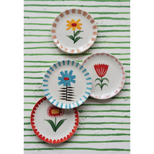 Stoneware Flower Plate
