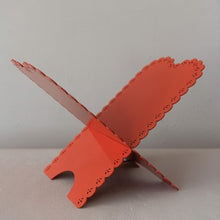 Red Metal Book Holder