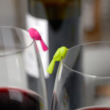 Chickadee Silicone Wine Charms