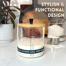 Sourdough Starter Jar Kit with Glass Jar, Spatula & More