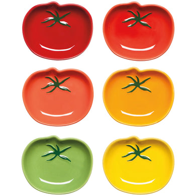 Pinch Bowl Set/6 Heir Tomatoes