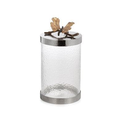 Butterfly Ginkgo Canister, Medium