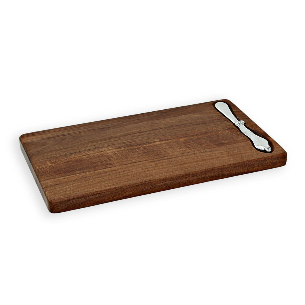 Wood Rectangle Brasilia Spreader Cutting Board